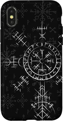 Miniatura 5 de Carcasa celta Vegvísir para iPhone 11, diseño de brújula vikinga, color celta