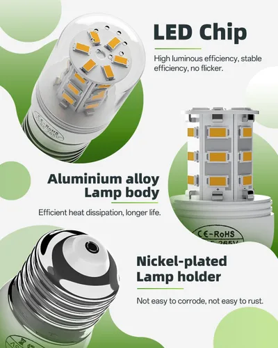 Miniatura 6 de BOGDA Bombilla KEI D34L mejorada para refrigerador 5304511738, bombillas LED para refrigeradores para Frigidaire Kenmore, repuesto de bombilla