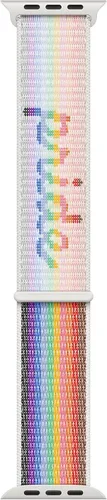Miniatura 10 de Correa para Apple Watch - Bucle deportivo (41mm) - Azul abismo/Verde musgo - Regular