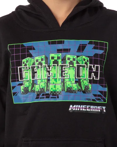 Miniatura 3 de Minecraft Game On Creeper Mob - Sudadera con capucha para niños y niñas