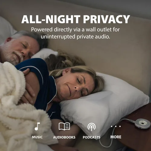 Miniatura 2 de Avantree Slumber - Altavoz de almohada para dormir, audio privado con ruido blanco incorporado, soporte Bluetooth y AUX, control de volumen