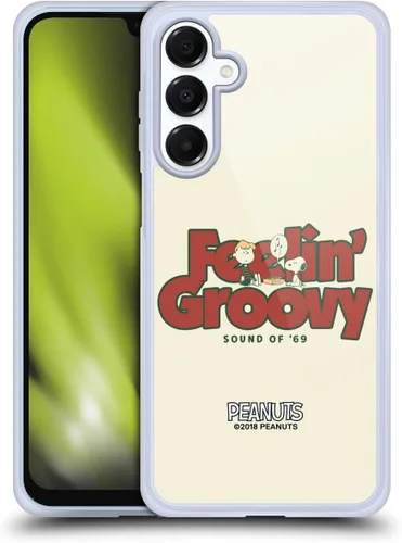 Miniatura 175 de Head Case Designs Funda de gel Woodstock 50th con licencia oficial de Peanuts Snoopy Guitar 1969 [protección de grado militar] compatible