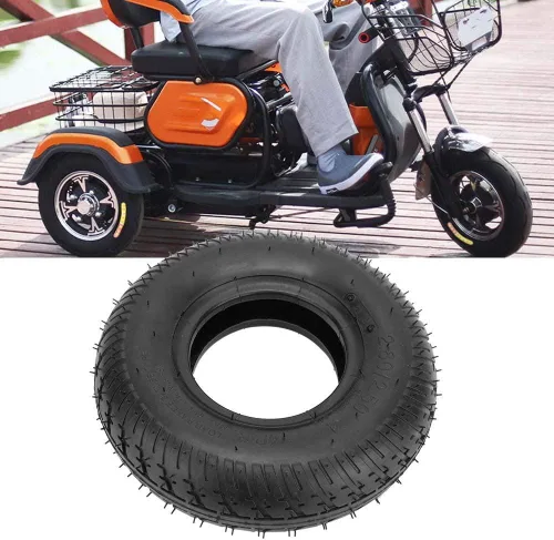 Neumático neumático 2.80/2.50-4 para scooters de movilidad - Accesorio de rueda de repuesto de alto rendimiento con fuerte agarre y estabilidad