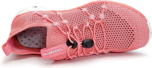 Miniatura 6 de MOERDENG - Zapatos de agua de secado rápido para mujer, ligeros, para deportes al aire libre, playa, piscina, ejercicio