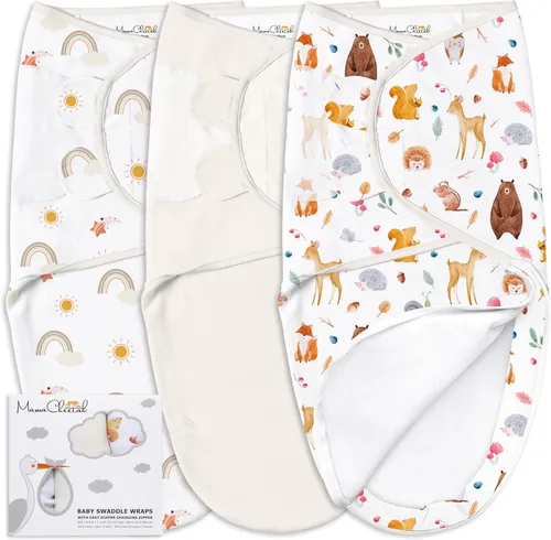 Miniatura 39 de Mama Cheetah Saco de envolver para bebés prematuros, saco de dormir orgánico para bebés prematuros, manta para envolver prematuros, envolturas