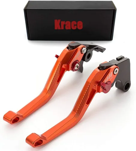Miniatura 11 de Krace Palancas de freno de embrague ajustables CNC para motocicleta, par de palancas de freno de rombo 3D, ajuste para Honda Z125 monkey bike