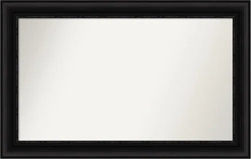 Miniatura 120 de Amanti Art Espejo personalizado, espejo de baño negro puente, espejo de pared o espejo de tocador de baño sobre el fregadero (26 x 26 pulgadas)
