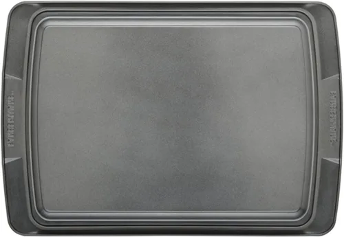 Miniatura 11 de Farberware Bakeware - Sartén antiadherente para asar con estante en U, 14.75 pulgadas x 10.75 pulgadas, color gris