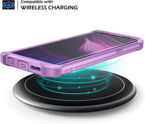 Miniatura 7 de Dexnor Funda para Galaxy S9 con protector de pantalla transparente de grado militar, resistente 360, cuerpo completo, a prueba de golpes, carcasa
