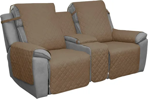 Miniatura 11 de Easy-Going - Funda reclinable con consola, funda de sofá reversible para sala de estar, funda de sofá dividida para cada asiento con correas