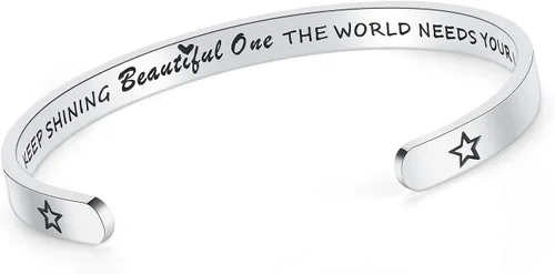 SAM & LORI - Pulseras personalizadas para chicas adolescentes y mujeres, joyas motivacionales para regalar a tu mejor amiga, mamá, hija o hermana,