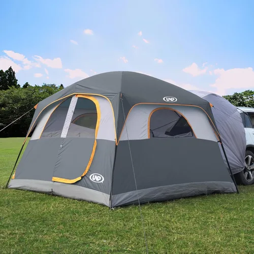 UNP Tienda de campaña SUV para acampar, tienda de campaña SUV para 6 personas con portón trasero - fácil instalación con sobretecho, 10'x9'x78in(H)
