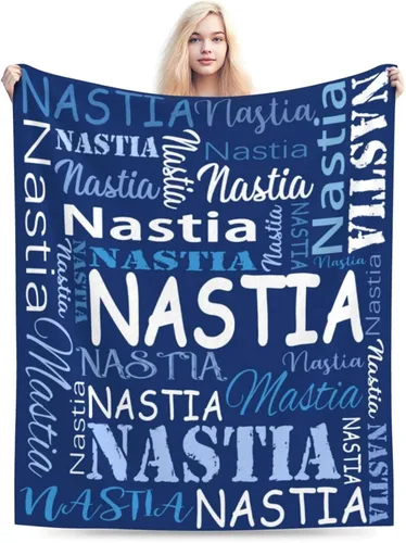 Miniatura 2 de Mantas de bebé personalizadas para niño y niña, manta de bebé personalizada con nombre para niños y adultos, mantas suaves personalizadas