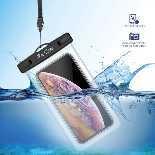 Miniatura 6 de ProCase Paquete de 6 bolsas impermeables para teléfono, bolsa seca para iPhone 16 15 14 13 12 11 Pro Plus Max Mini Xs XR X 8 7, Galaxy S23 S22 S21