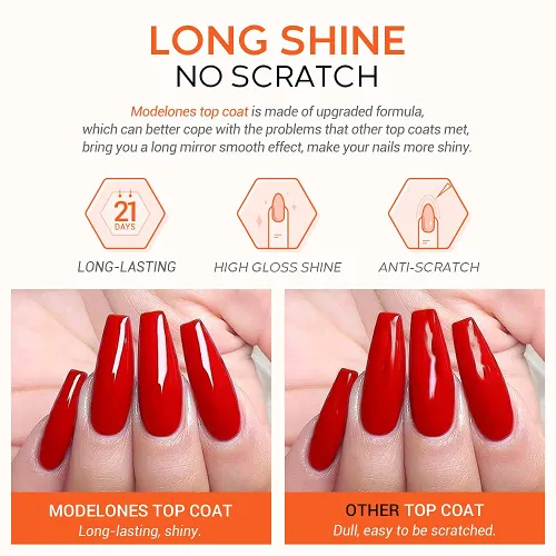 Miniatura 7 de modelones Juego de 3 bases y capa superior de gel mate de 0.5 fl oz