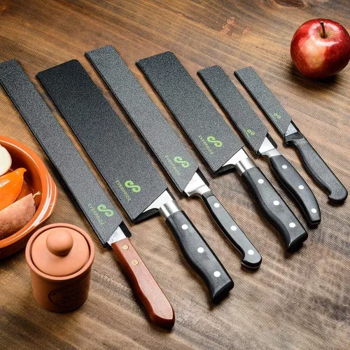 Miniatura 2 de EVERPRIDE Juego de funda para cuchillos de chef (juego de 6 piezas) protectores universales para cuchillos de chef y cuchillos de cocina, duradero