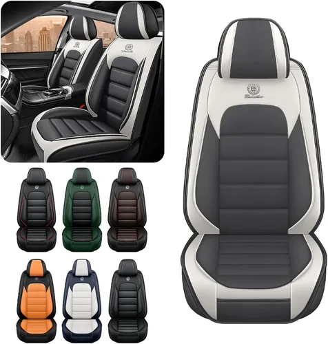 Miniatura 2 de Fundas de asiento de automóvil para Mercedes-Benz GLC 300 2017-2023, impermeables, suaves, transpirables, de piel sintética, con bolsillos