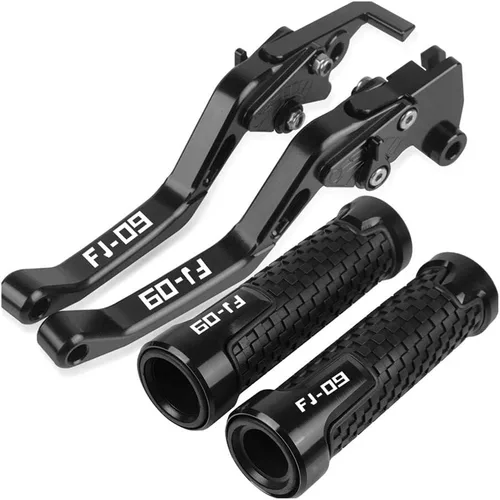 DOUKI Para Yamaha MT09 MT-09 MT 09 FZ-09 FJ09 2014 2015 2016-2018 Tracer 900 Manillar de motocicleta Manillar de freno ajustable Palancas de Negro