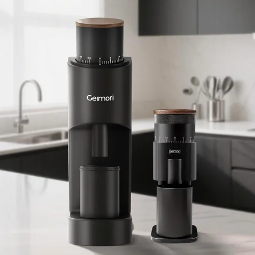 Miniatura 6 de Wirsh Geimori T38 - Molinillo de café eléctrico portátil, con batería de 3600 mAh y ajuste continuo para expreso, vertido, prensa francesa, dosis