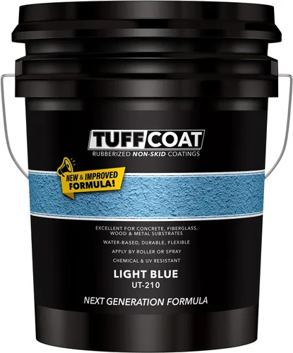 Miniatura 29 de Tuff Coat UT-213 Gris Medio - 5 Galones: Revestimiento sumergible, a base de agua, de goma antideslizante
