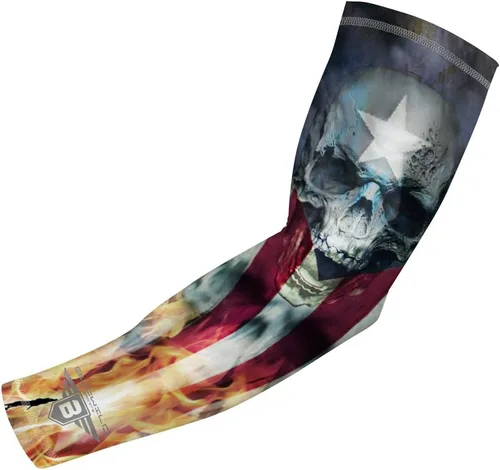Miniatura 9 de Bucwild Sports Flag Compression Arm Sleeve - Perfect for Baseball Basketball Football - Youth & Adult Sizes