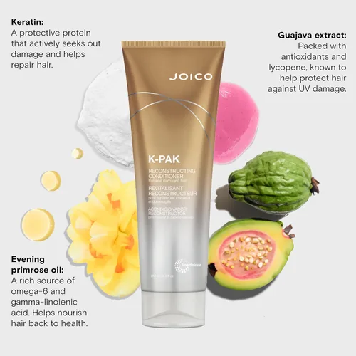 Miniatura 5 de Joico K-PAK Daily Reconstructing Conditioner For Damaged Hair Restore Shine Smooth & Detangle Eliminate Static With Keratin & Guajava