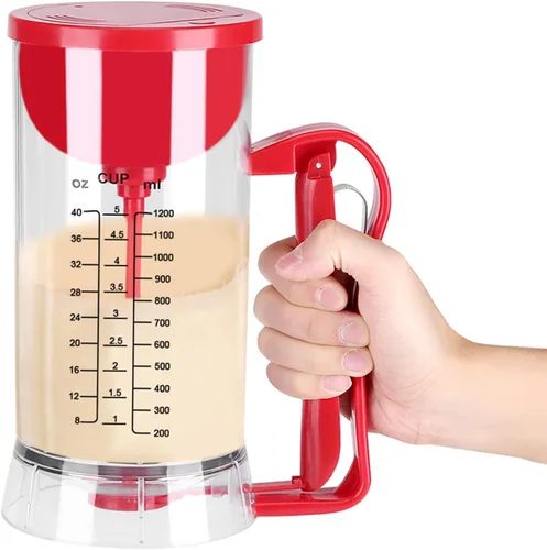 Miniatura 4 de Dispensador eléctrico de revolteo, dispensador de mezclador eléctrico inalámbrico con batería, máquina para hacer panqueques, cupcakes, waffle