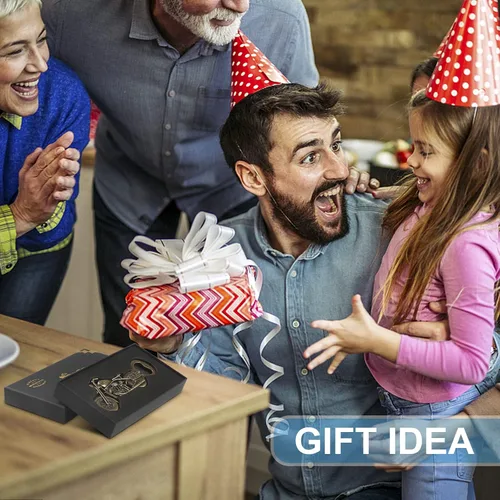 Miniatura 5 de Regalos de cerveza de motocicleta para hombres, papá, él, abrebotellas de cerveza vintage para motocicleta, regalos del día del padre para hombres
