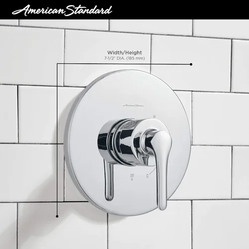 Miniatura 4 de American Standard TU105500.243 Studio S Kit de moldura solo válvula con cartucho, negro mate