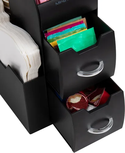 Miniatura 4 de Mind Reader caja organizador de café, 6, Negro