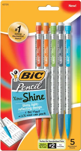 Miniatura 6 de BIC Xtra Sparkle - Lápiz mecánico, barril colorido, punta media (0.028 in), 10