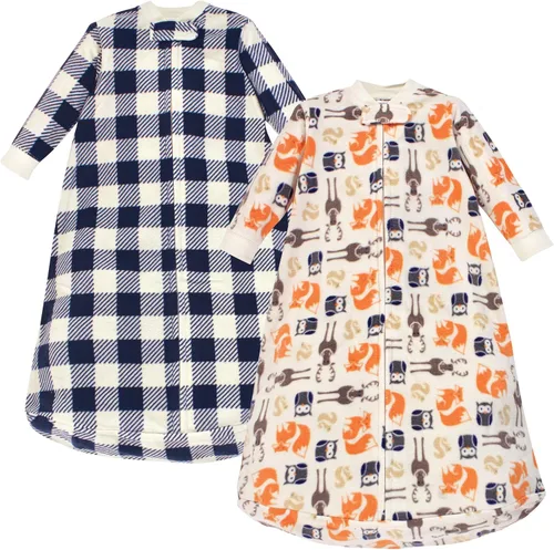 Hudson Baby - Saco de dormir unisex de manga larga para bebé de forro polar Bosque