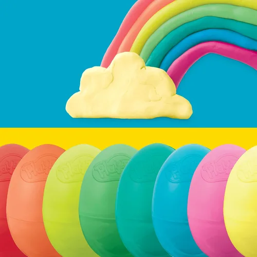 Miniatura 5 de Play-Doh Eggs - Paquete de 24 juguetes de caza de huevos de dinosaurio y dragón, compuesto de modelado para regalos de cumpleaños y recuerdos