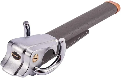 Miniatura 7 de Blueshyhall Cerradura para volante de vehículo, dispositivos de bloqueo antirrobo, cerradura de seguridad resistente para automóvil, camión, SUV