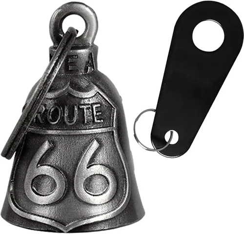 Miniatura 13 de Dream Apparel Campana de Motocicleta Ángel Guardián Aleja Gremlins, Campana de Motociclista para Hombres Mujeres Motociclistas, Regalo de Buena