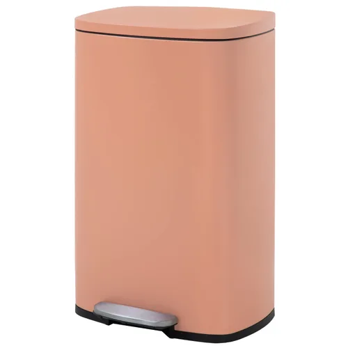 Miniatura 11 de PayLessHere Cubo de basura de acero inoxidable a prueba de huellas dactilares con cubo interior extraíble y tapas con bisagras, cubo de basura