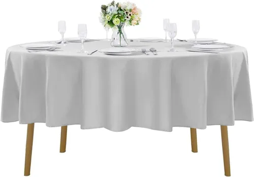 Miniatura 137 de Cupuamon - Mantel rectangular de 60 x 84 pulgadas, tela de poliéster lavable para decoración de bodas, fiestas, cenas y banquetes