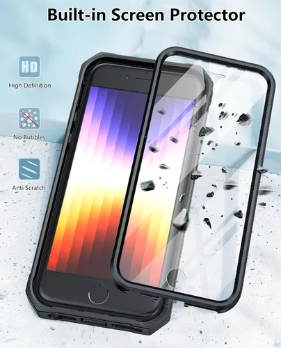 Miniatura 2 de FNTCASE Funda para iPhone SE de 3ª/2ª generación: para iPhone SE 2022/2020/8/7/6S/6 Funda de teléfono con protección contra caídas, resistente a