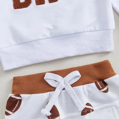 Miniatura 53 de Adobabirl Conjunto de sudadera y pantalones de Halloween para bebé, sudadera y pantalones con parche de calabaza para Halloween, otoño, ropa de bebé