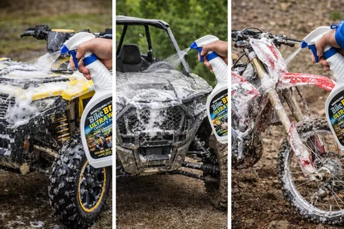 Miniatura 3 de Bike Brite MC44U Ultra Wash Limpiador y desengrasante para vehículos todoterreno, 32 onzas líquidas, azul