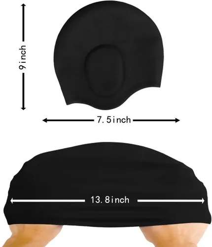 Miniatura 4 de gorra de natación para cabello largo