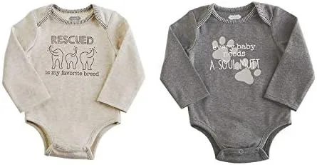 Miniatura 2 de Mud Pie Crawlers para mascotas, gris, 0-6 meses, Gris