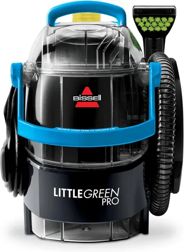 Bissell Little Green Pro - Limpiador portátil para alfombras y tapicería y detalle de coche/auto con herramienta para manchas profundas, herramienta