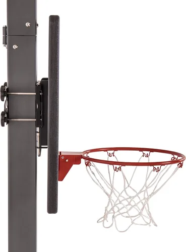 Miniatura 19 de Aro de baloncesto juvenil Silverback Junior de 33" con tecnología de montaje Lock 'n Rock. Se monta en postes redondos y verticales, color negro