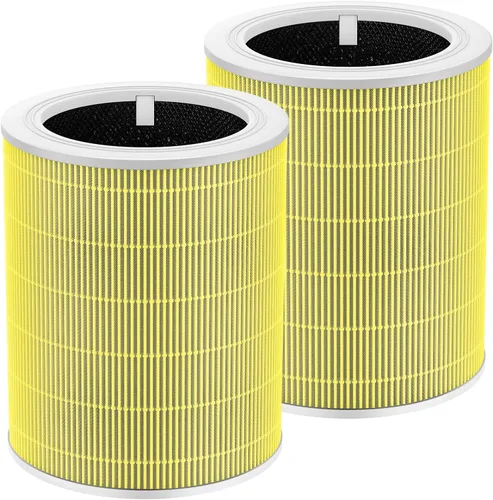 Miniatura 69 de Filtro de repuesto HE401 para purificador de aire Shark 4 compatible con purificador de aire con ventilador Shark 4 HE400, HE401C, HE401NP, HE402
