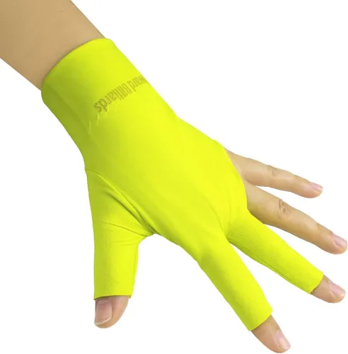 Miniatura 11 de Scott Edward Guantes de billar 10 piezas/set 3 dedos abiertos Guantes de billar Guantes de taco de piscina Spandex para mano izquierda o derecha