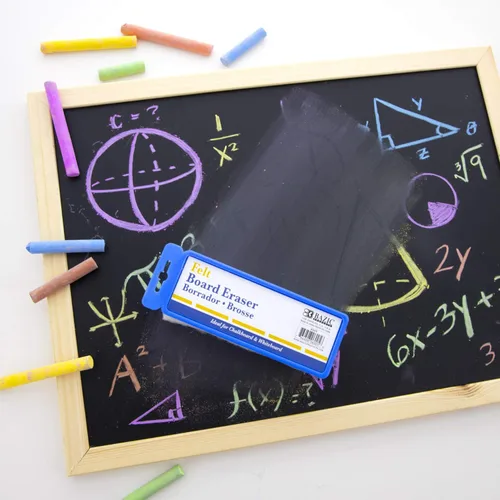 Miniatura 4 de BAZIC - Borrador de pizarra de fieltro para pizarra blanca, limpiador sin polvo para oficina de profesores, paquete de 1