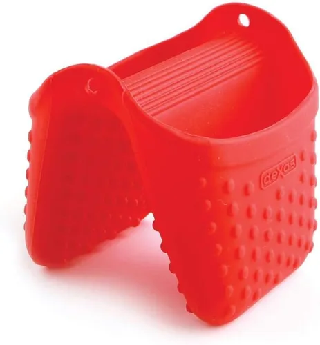 Miniatura 10 de Dexas Mini guante de horno de silicona con puntas elevadas, resistente al calor hasta 450 °F, verde, apto para lavavajillas de 3.5 pulgadas