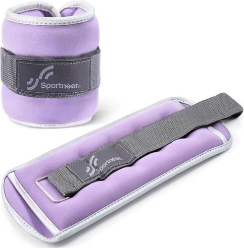 Sportneer Pesas de tobillo para muñeca, par de pesas de 1/2/4/6/10 libras para hombres, mujeres, niños, entrenamiento de fuerza, juego de pesas de