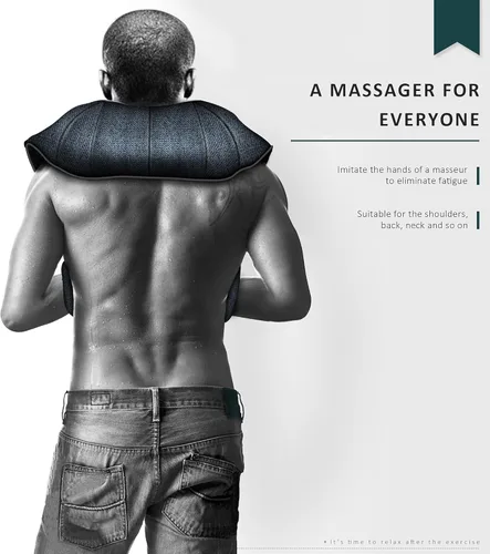 Miniatura 4 de Mo Cuishle Shiatsu Masajeador de Cuello y Espalda con Calor – Amasamiento Profundo para Hombro y Cuello – Regalo Ideal para Hombres, Mujeres, Mamá